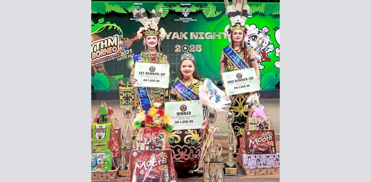 Pageant of grace and Dayak cultural pride