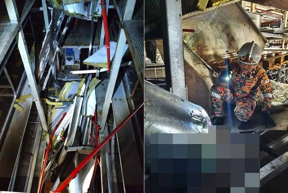 Worker killed after 17-storey storage rack collapses at glove factory in Kuala Langat