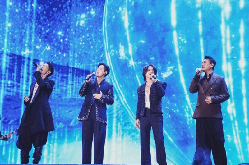 Former Taiwanese boy band F4 reunite for surprise performance at Mayday concert