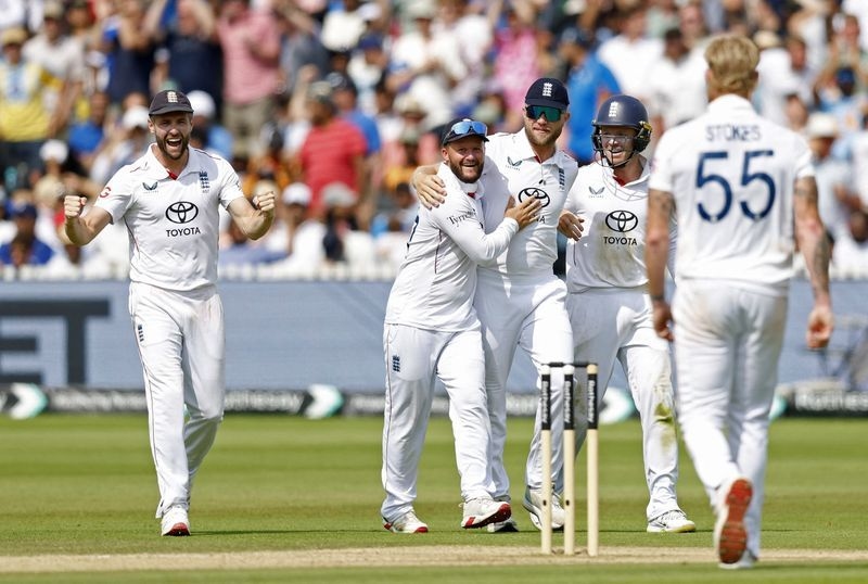 Cricket-England fined, docked two WTC points for slow over rate at Lord's