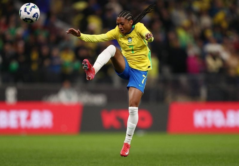 Soccer-Kerolin hat-trick leads Brazil past Bolivia in dominant Copa America Win