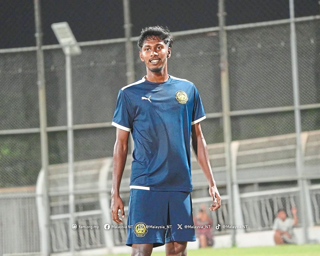 Midfielder Haziq fitting in nicely with Harimau Muda's playstyle