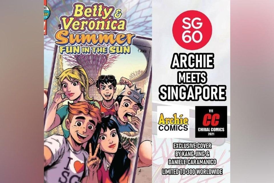Singapore's Chiral Comics partners Archie Comics for exclusive SG60 book cover