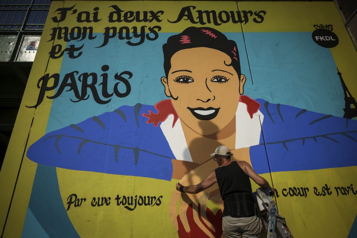 Paris unveils mural of Josephine Baker to honour her legacy