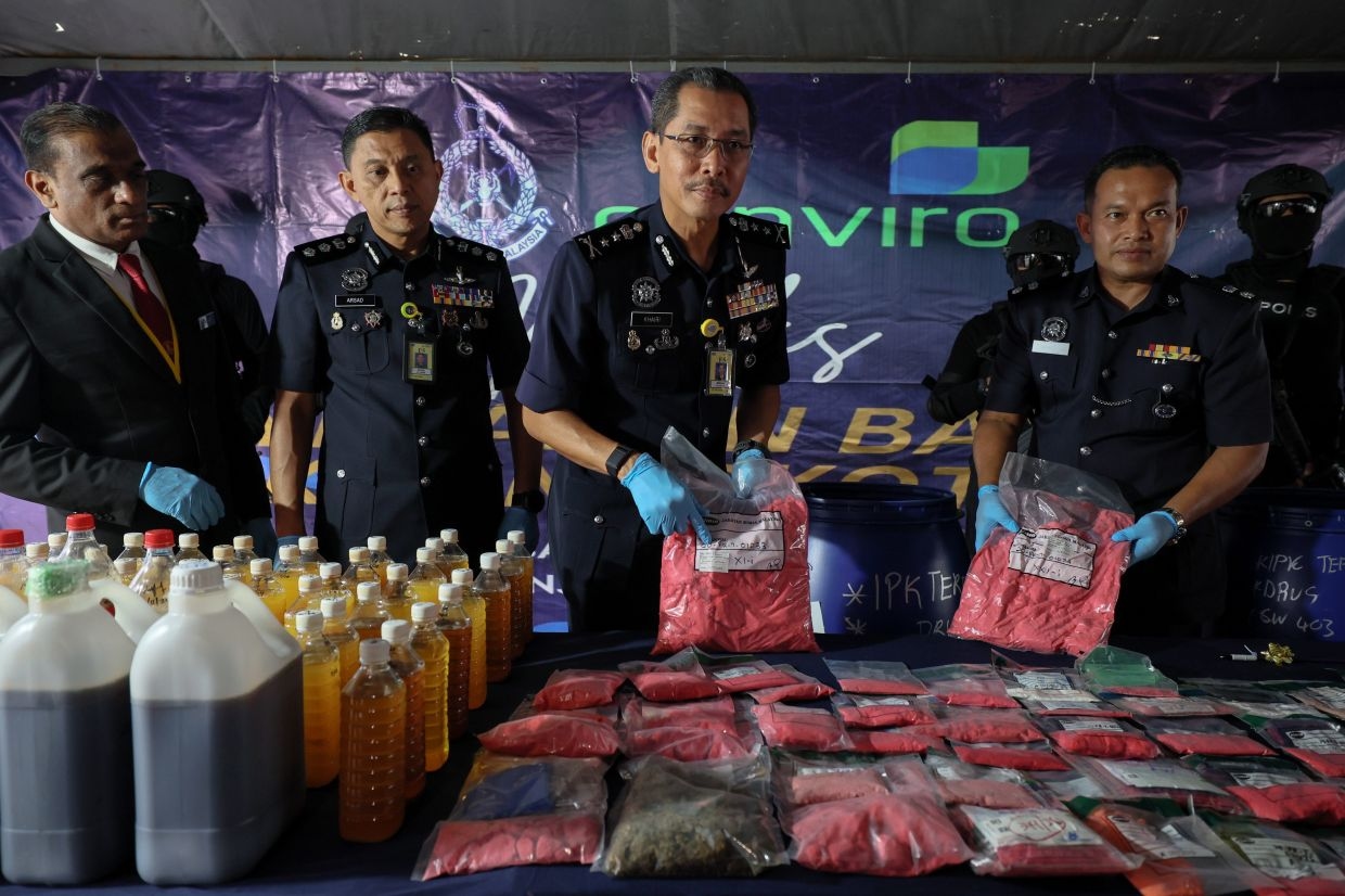T'ganu sees big jump in drug haul of RM62mil in first six months