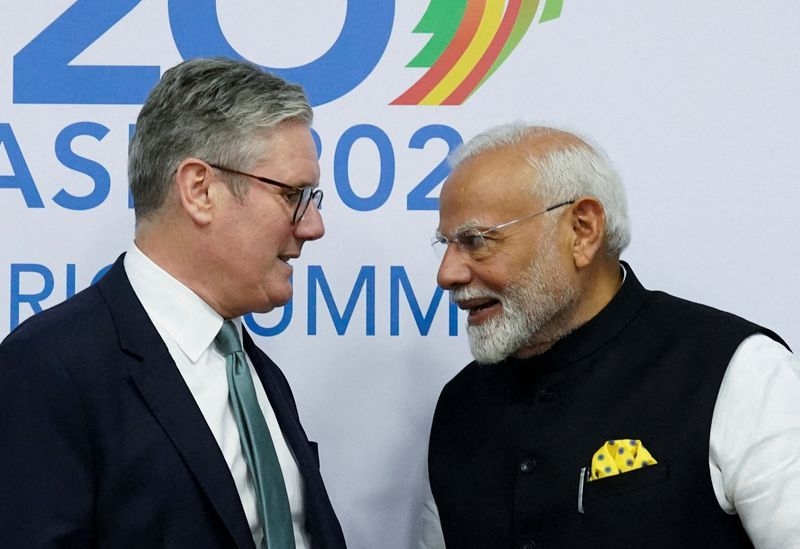 Britain and India to sign landmark free trade pact during Modi visit