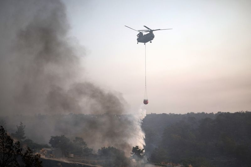 Two dead, homes burn in massive wildfire in Cyprus