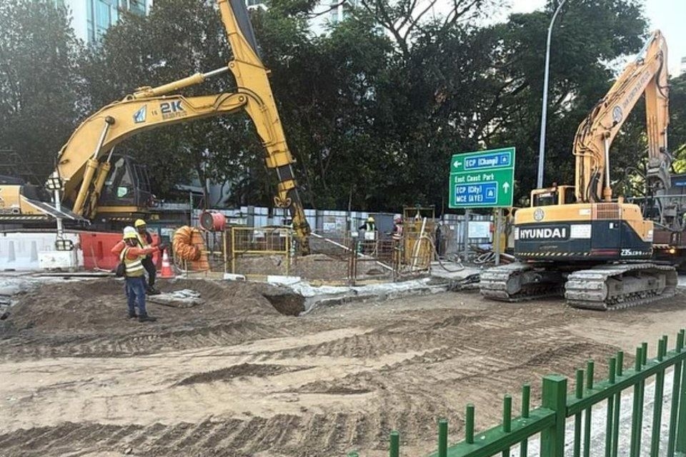 Tanjong Katong sinkhole backfilled; road to be repaved after LTA tests