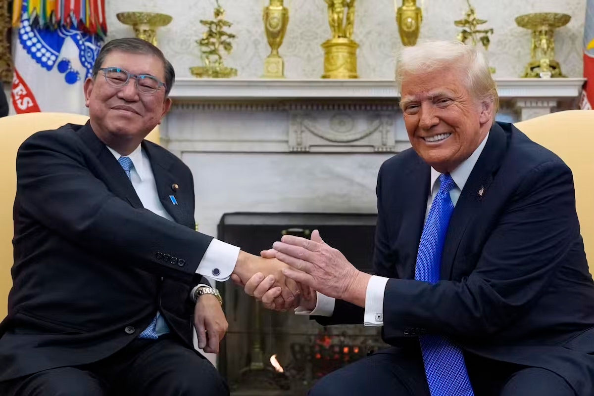 Japan PM's NATO no-show a shot across Trump's bow