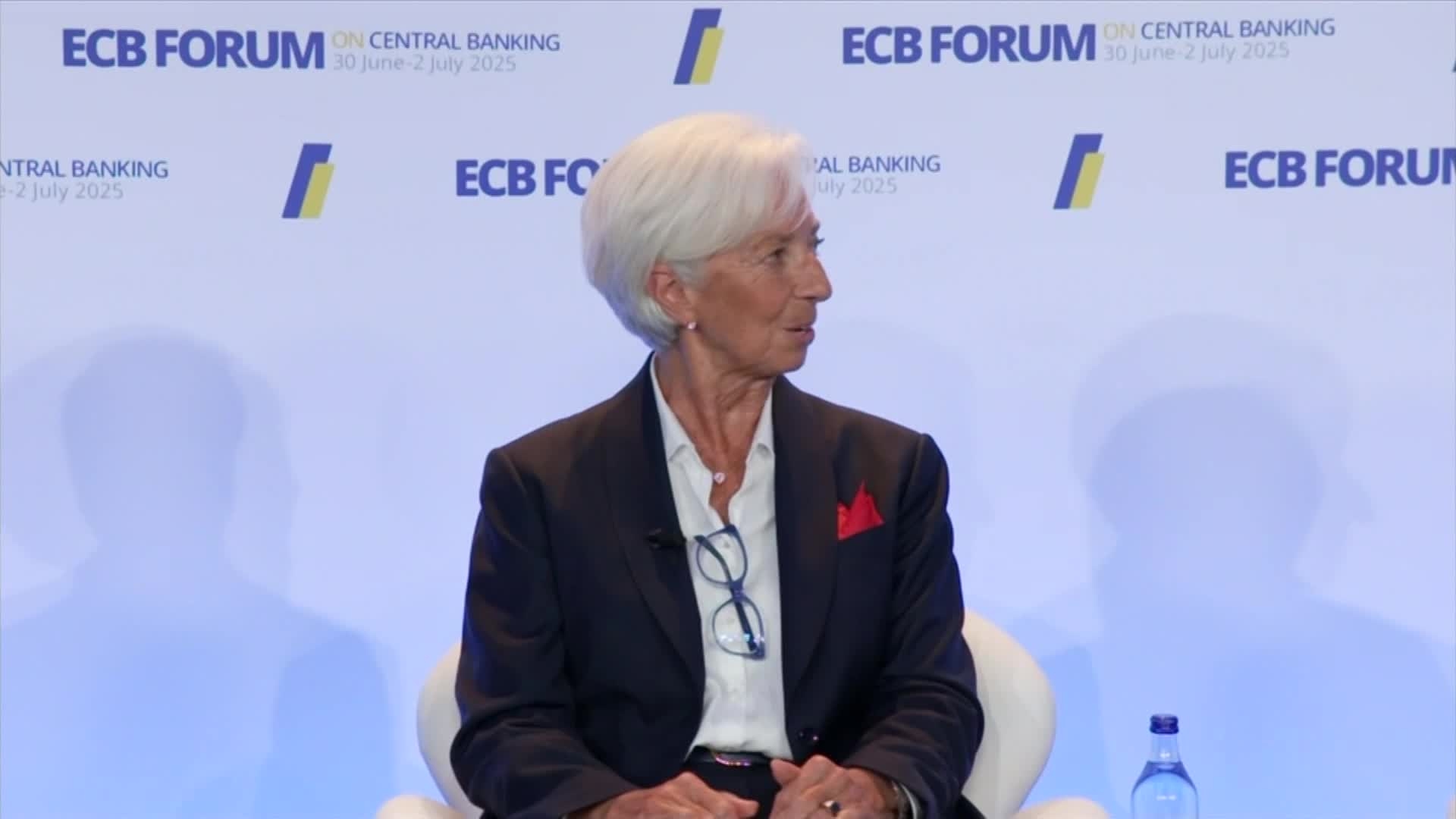 ECB's Lagarde on Inflation: ‘Target Reached' But Not Mission Accomplished