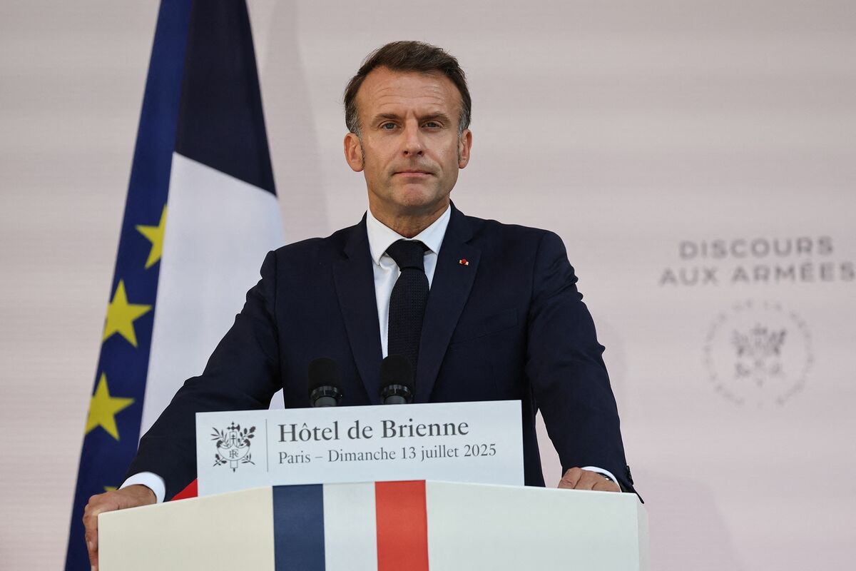 France's Macron Raises Defense Budget, Says Europe Under Threat