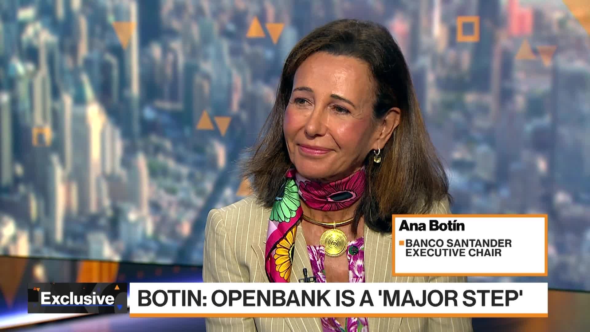 Botin: Openbank is a 'Major Step' for US Strategy