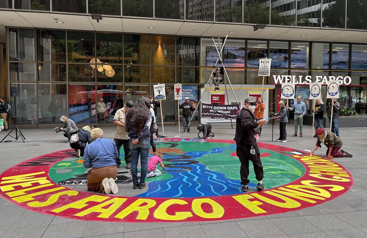 Wells Fargo Targeted by Climate Protests in San Francisco, NYC