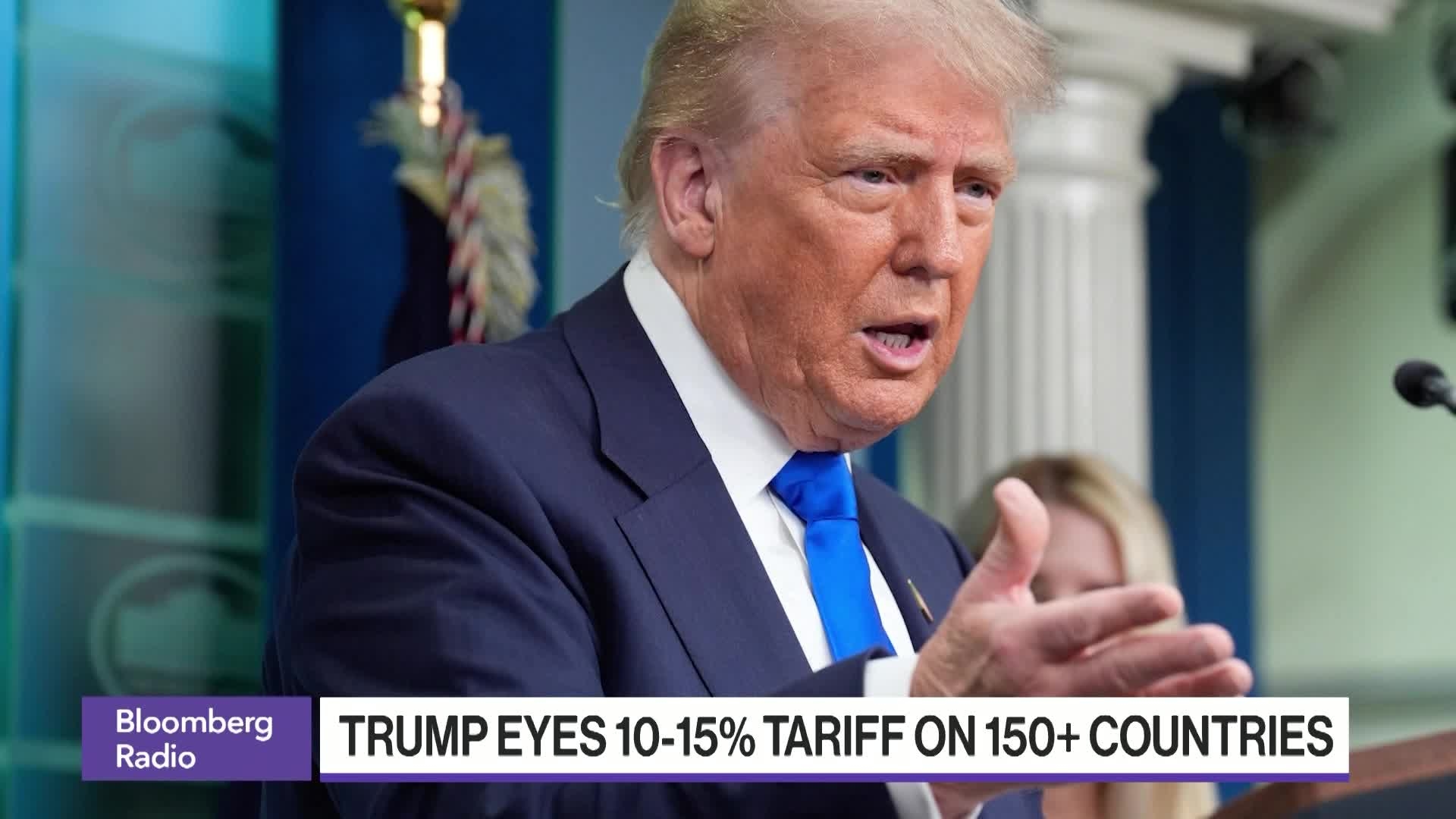 Trump Eyes 10-15% Tariffs on More Than 150 Countries