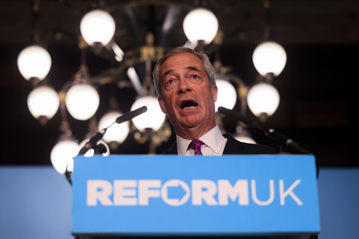 Farage's Reform Would Come Top in UK Election, YouGov Finds