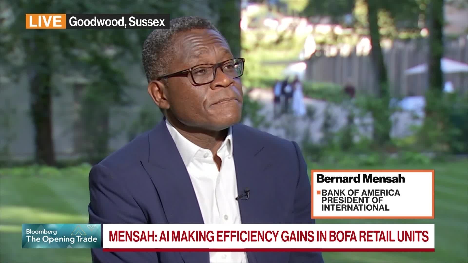 BofA's Mensah Says Recession Projections Have Diminished