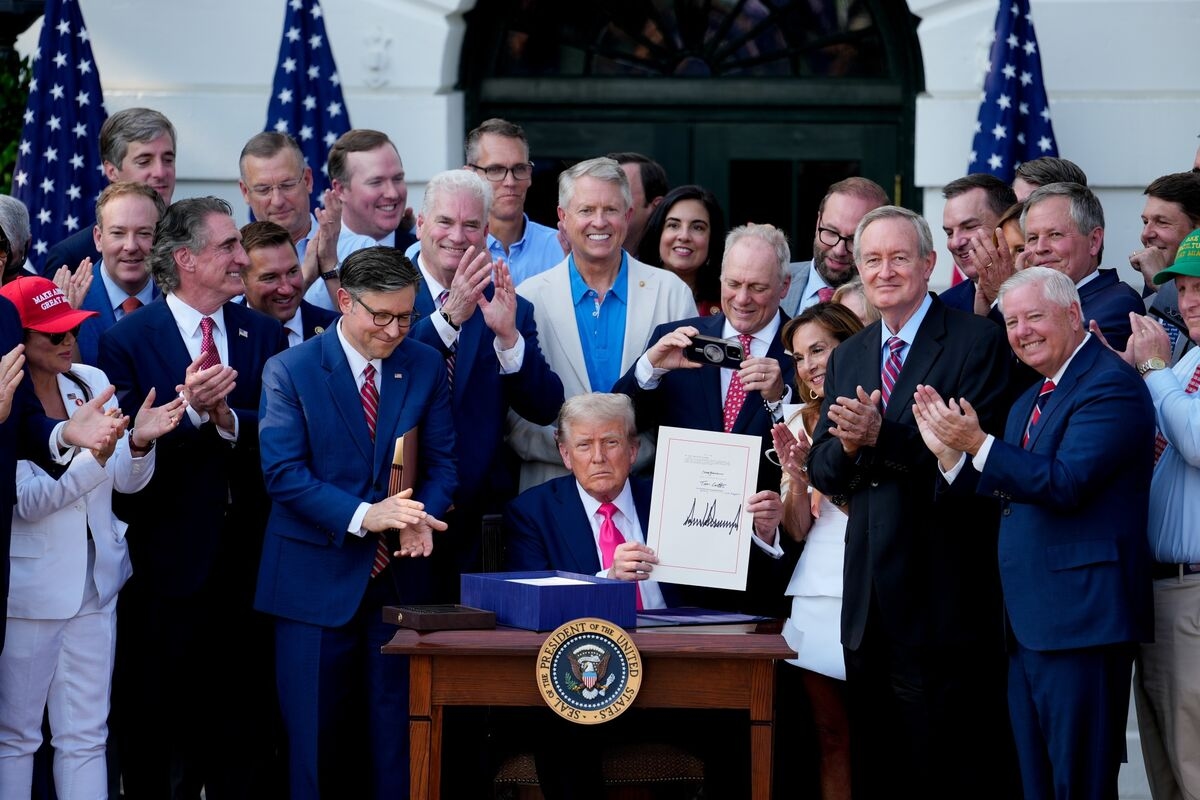 Trump Signs His Tax-and-Spend Bill at White House Ceremony