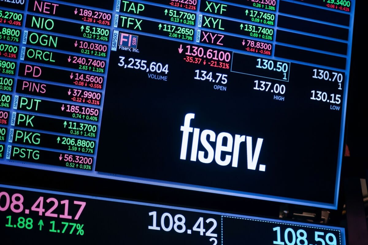 Fiserv Shares Fall Most Since 2000 as Merchant Growth Misses