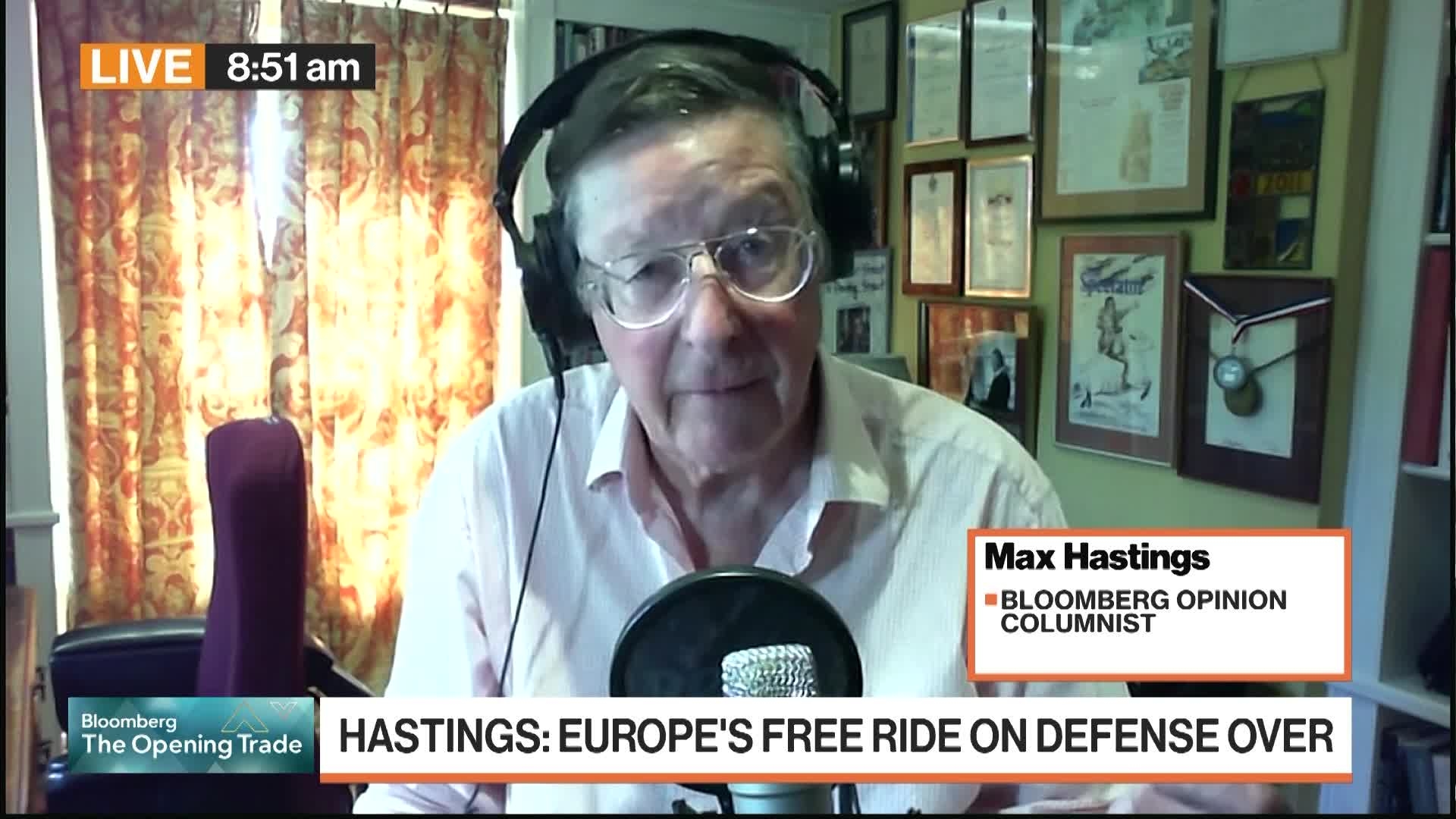 Europe Playing for Time on Defense: Max Hastings