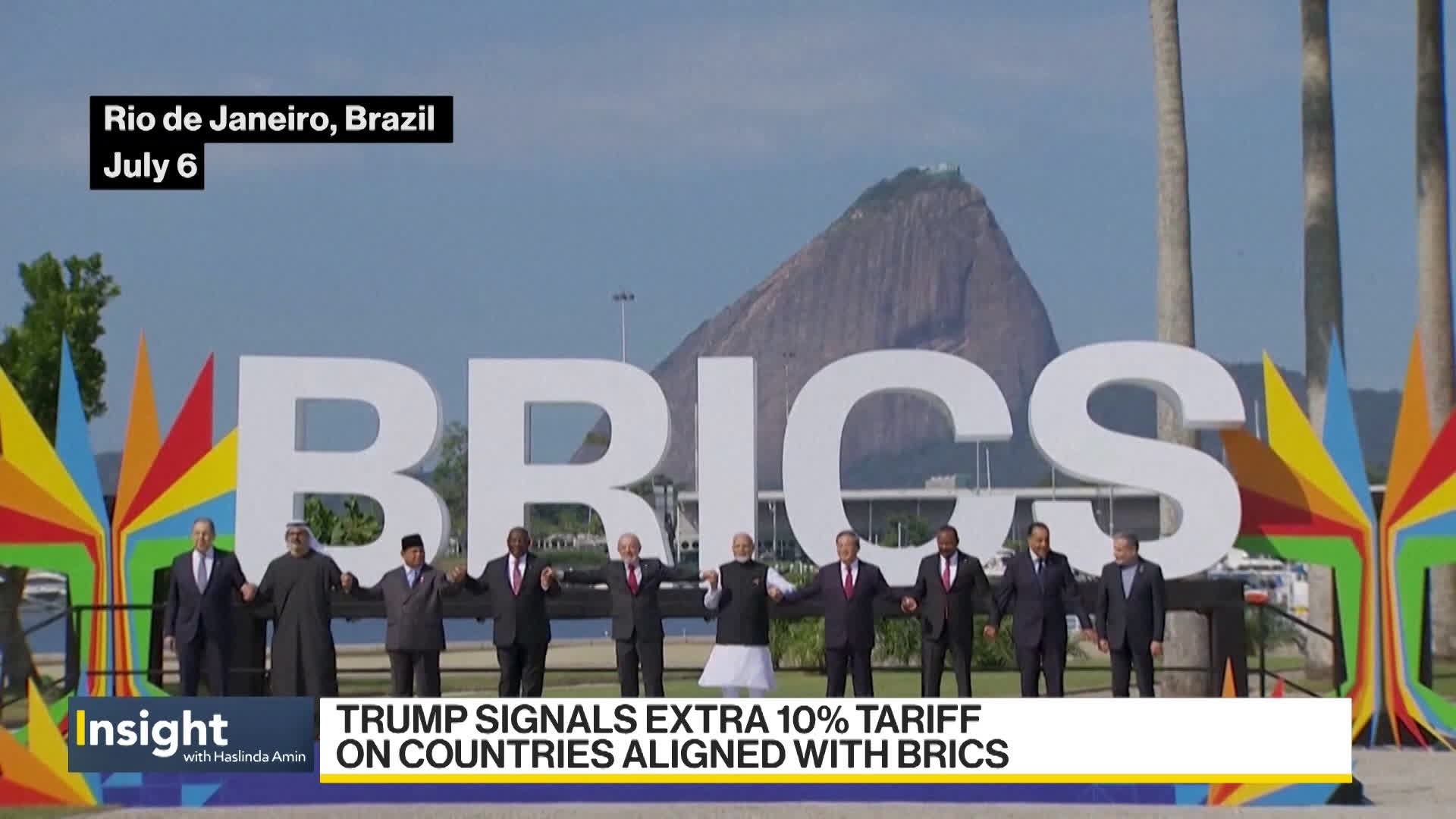 Trump Threatens 10% Tariff on BRICS-Aligned Nations