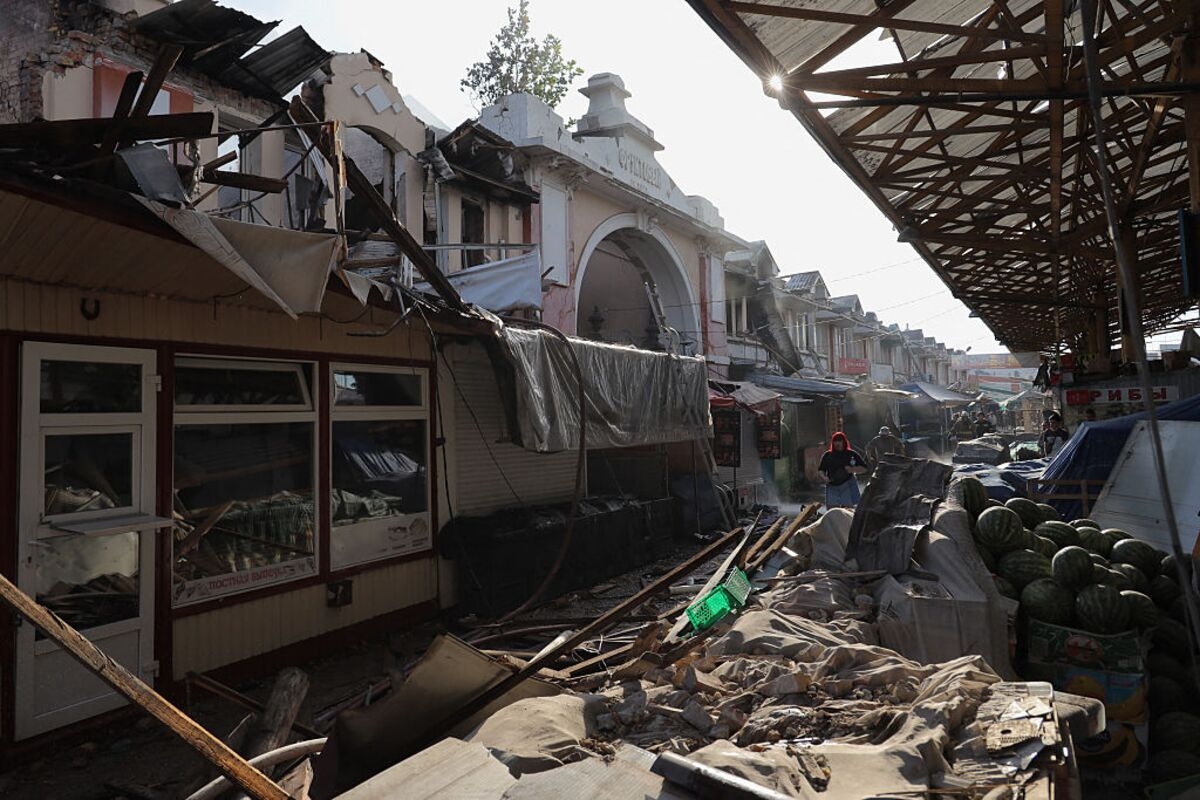 Russian Drones Attack Historic City Center of Ukraine's Odesa