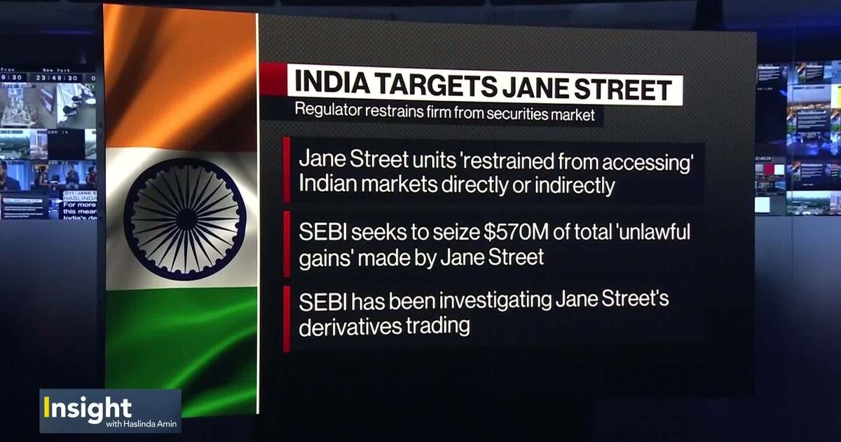 Jane Street Curbed in India After $4.3 Billion Gain
