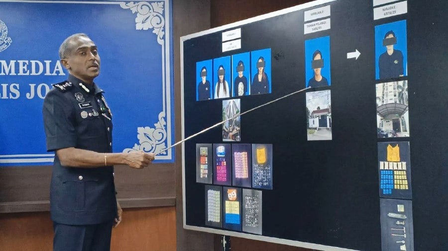 Johor police bust syndicate selling drugs on WeChat
