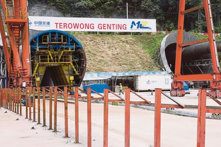ECRL marks another milestone with breakthrough of Genting tunnel