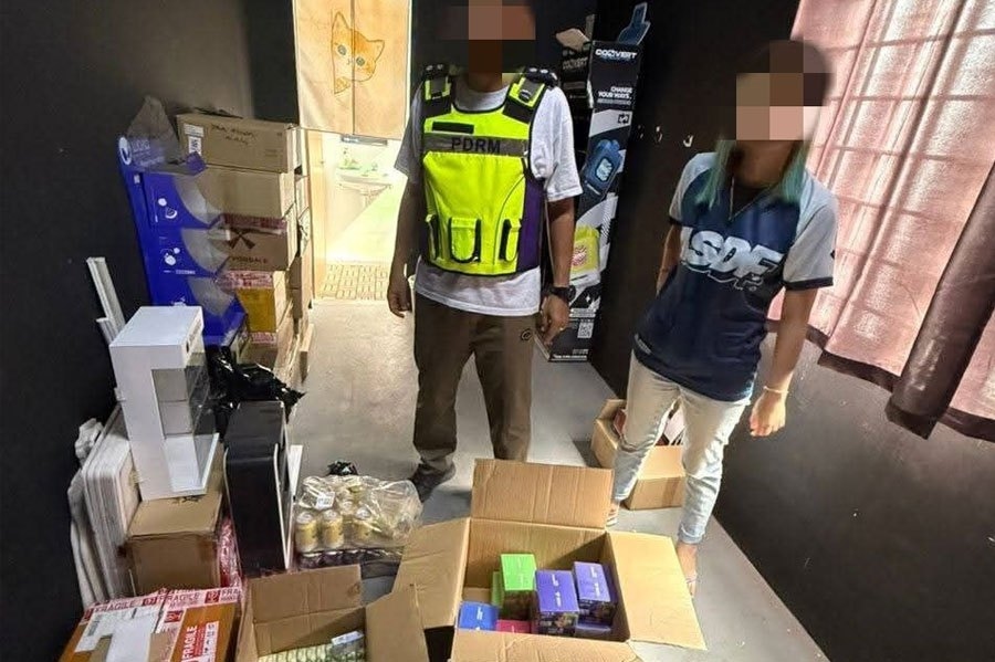 Man held, RM200,000 worth of vape liquids and devices seized in GOP op
