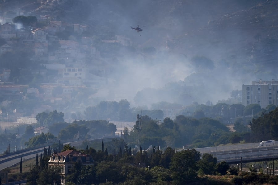 France wildfire shuts down Marseille airport, halts trains