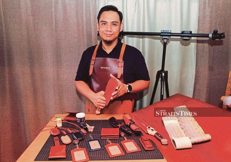 True calling: Doctor swaps sutures for stitching leather goods