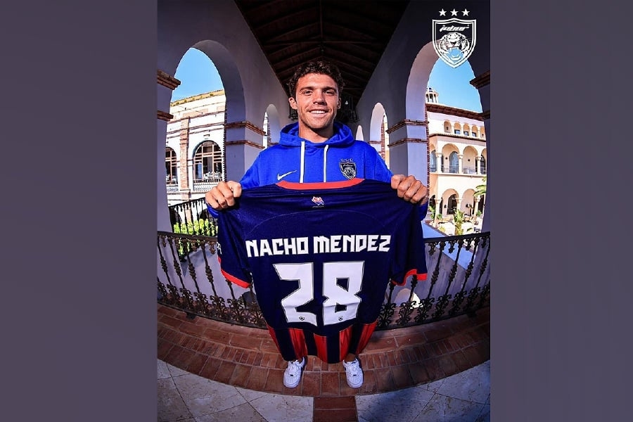 JDT unveil new signing, Nacho Mendez