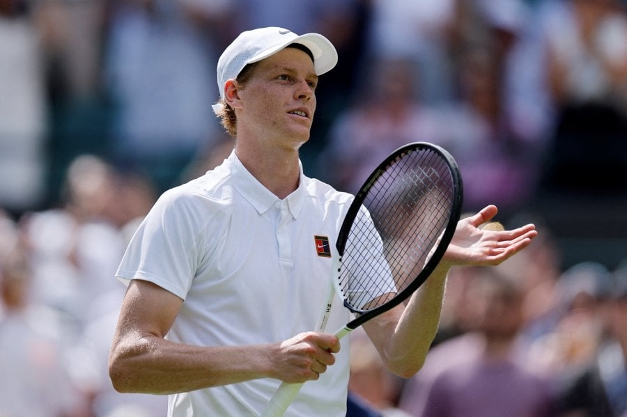 Red-hot Sinner crushes Nardi to reach Wimbledon second round
