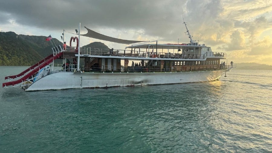 Cruise ship operating without licence seized off Langkawi
