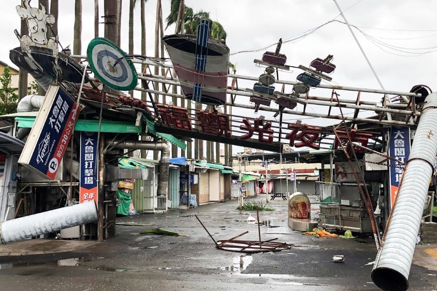 Tropical Storm Danas looms over China after battering Taiwan, killing two