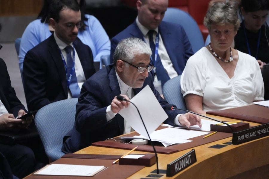 Iran's envoy tells UN Security Council ceasefire offers chance for diplomacy