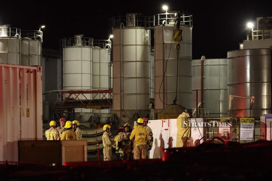 All 31 workers escape uninjured after tunnel collapse in Los Angeles, say officials