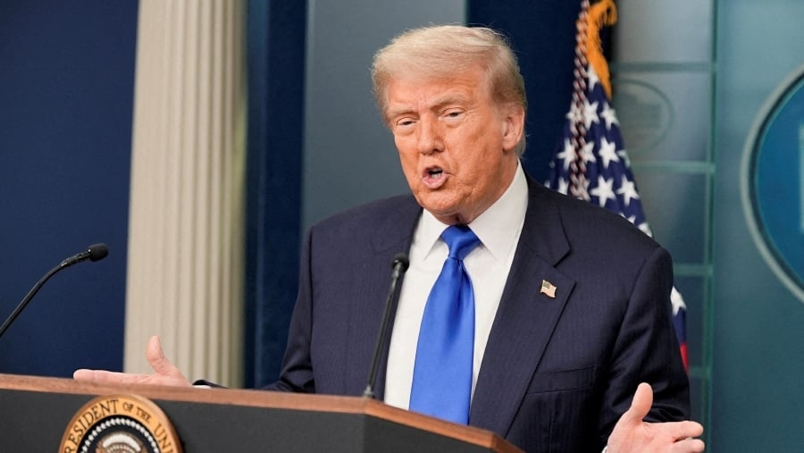 Trump says at least seven trade-related announcements coming Wednesday morning