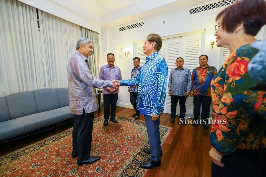 DPM Zahid pays courtesy call on Penang governor