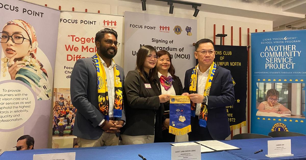 B40 students to receive free spectacles under Focus Point-Lions Club initiative