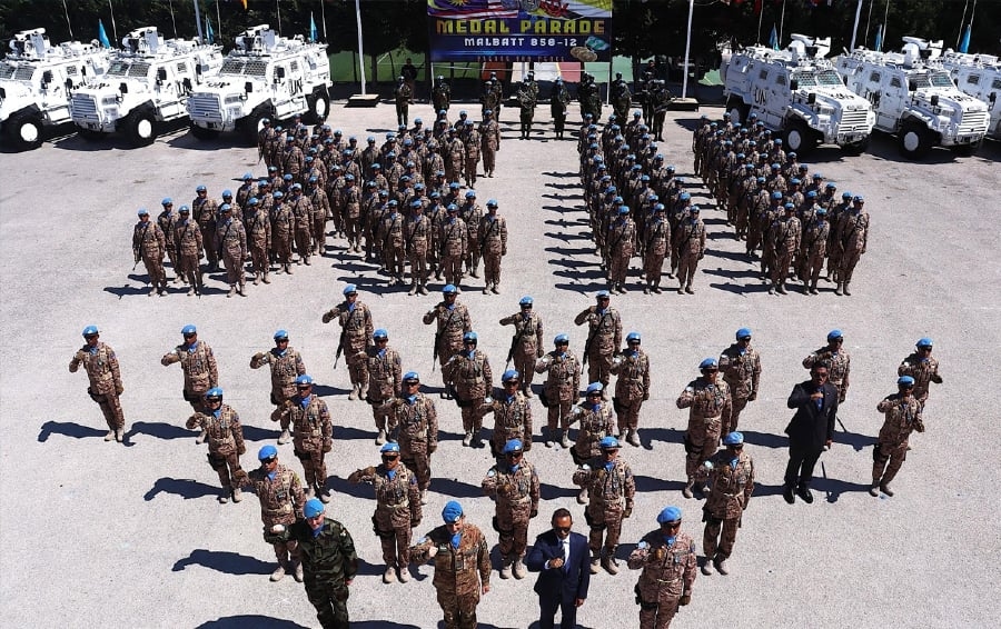 155 Malbatt 850-12 personnel honoured with UN medals in Lebanon