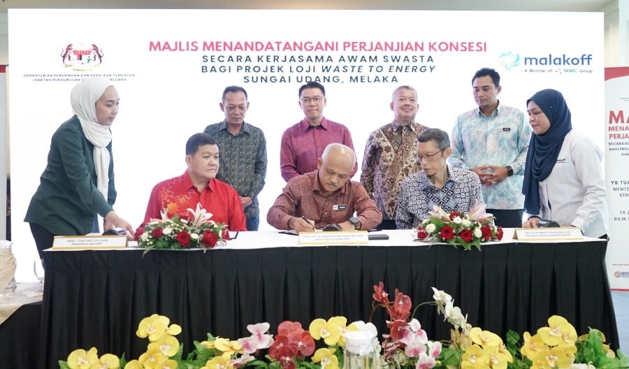 Malakoff signs Sungai Udang WTE concession in Melaka