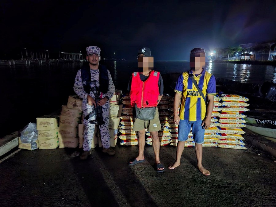 Maritime authorities foil bid to smuggle 7 tonnes of rice in Tawau