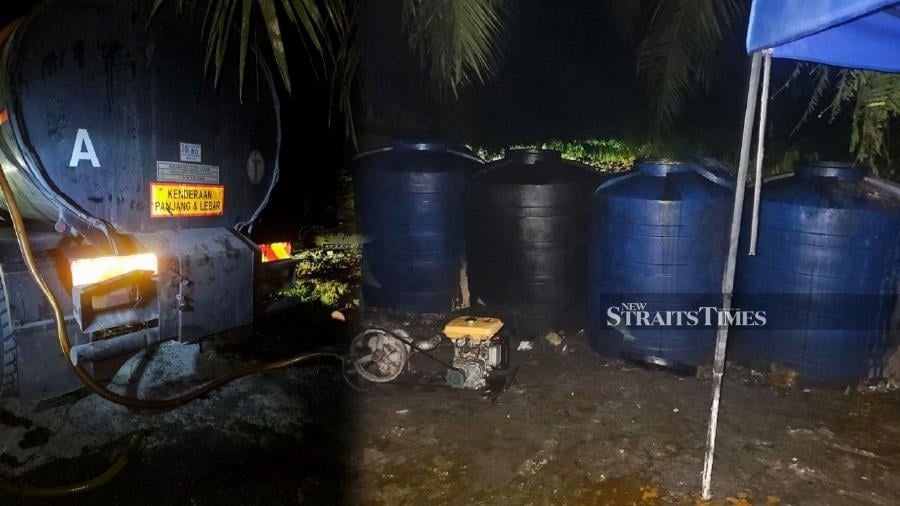 Police raid hidden palm oil depot in Lahad Datu, arrest four