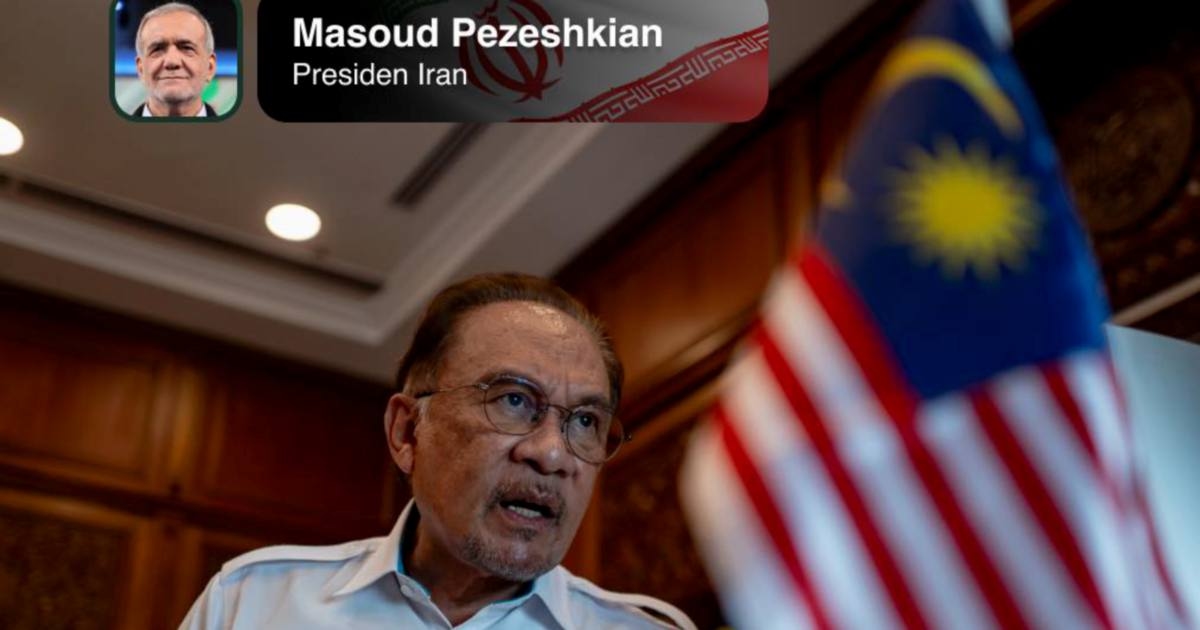 Anwar: Iranian president says ceasefire possible if attacks on Tehran, Gaza end