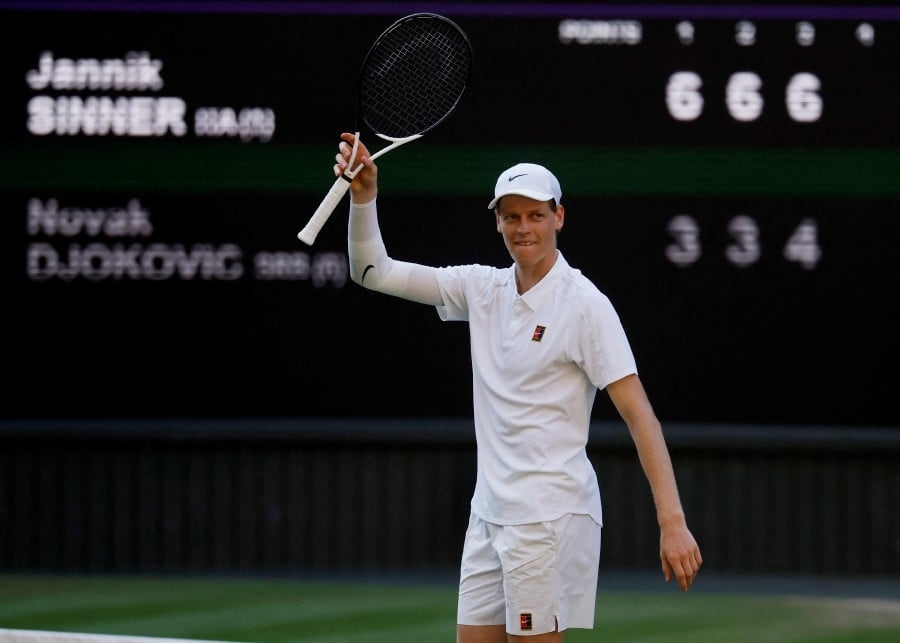 Sinner demolishes Djokovic to reach first Wimbledon final