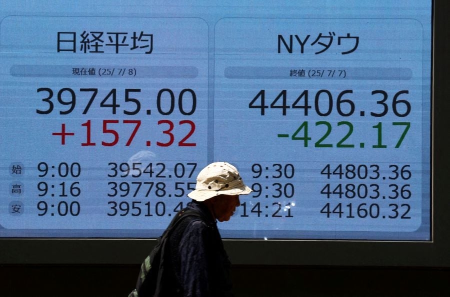 Asian stocks firm as investors look to tariff negotiations, earnings