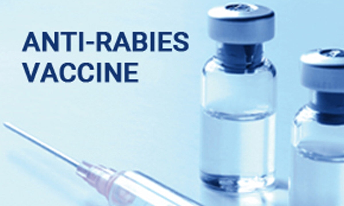 Anti-rabies vax available in 4/5 public health facilities
