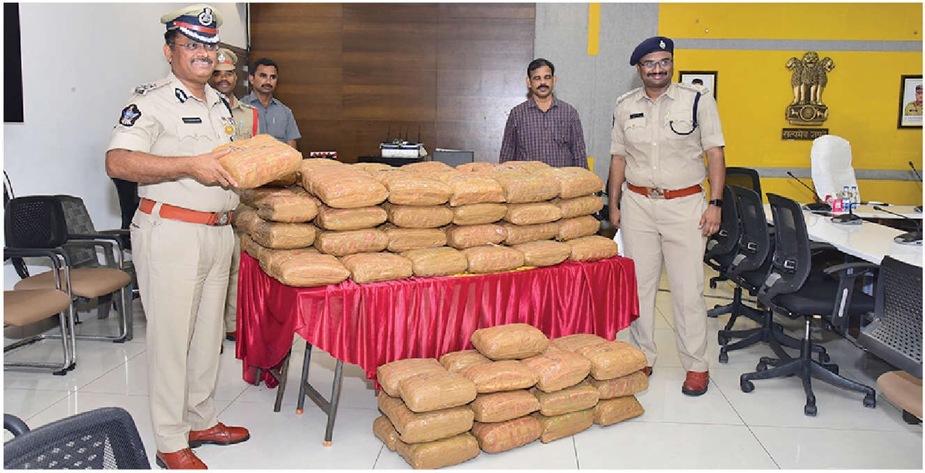 Two held, ganja worth Rs 15 lakh seized