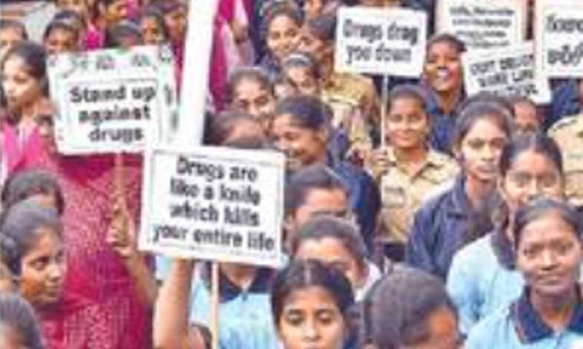 3,000 walk for drug-free NTR district